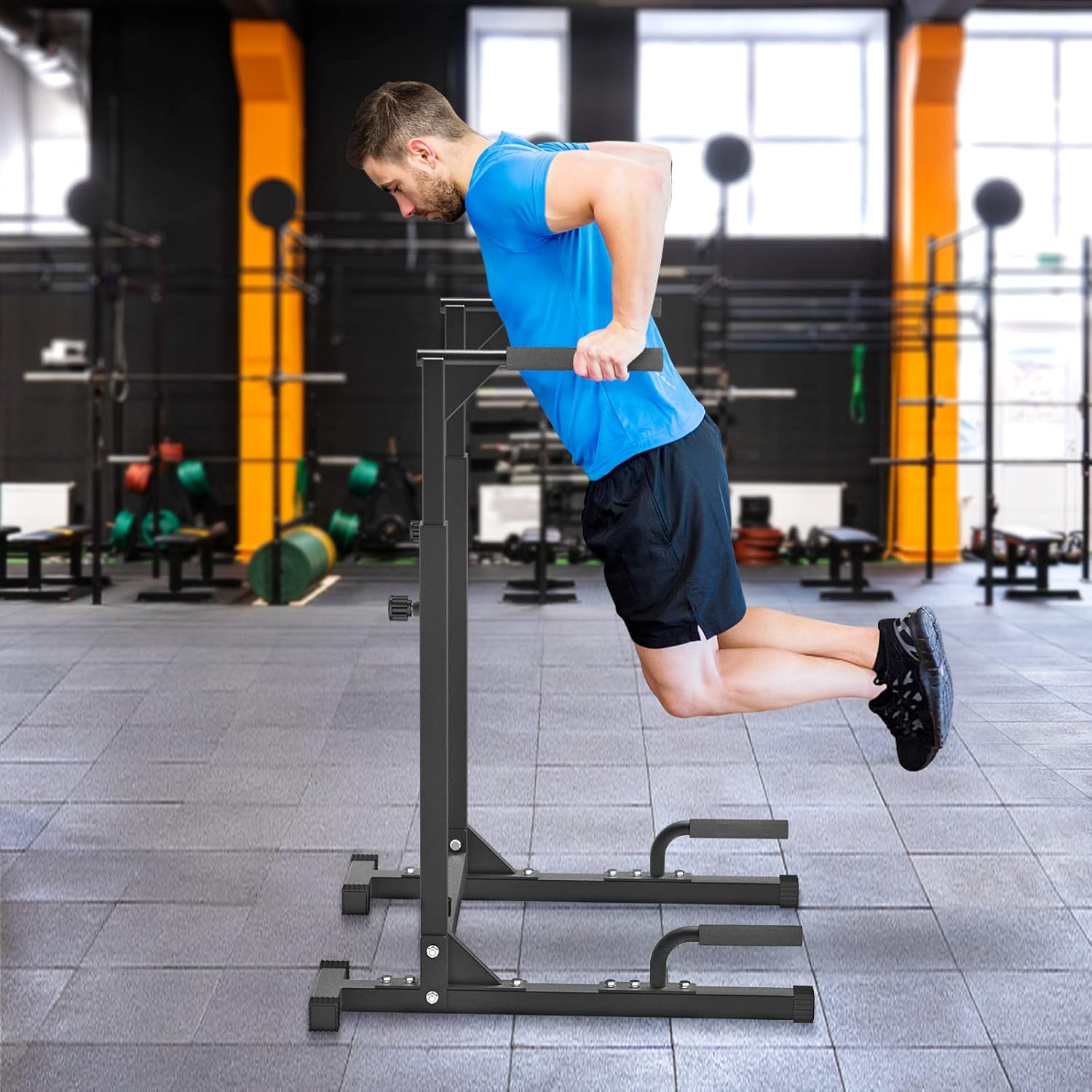 Home Gym With Leg Press - Attrezzatura per Palestra Domestica, Barre Parallele
