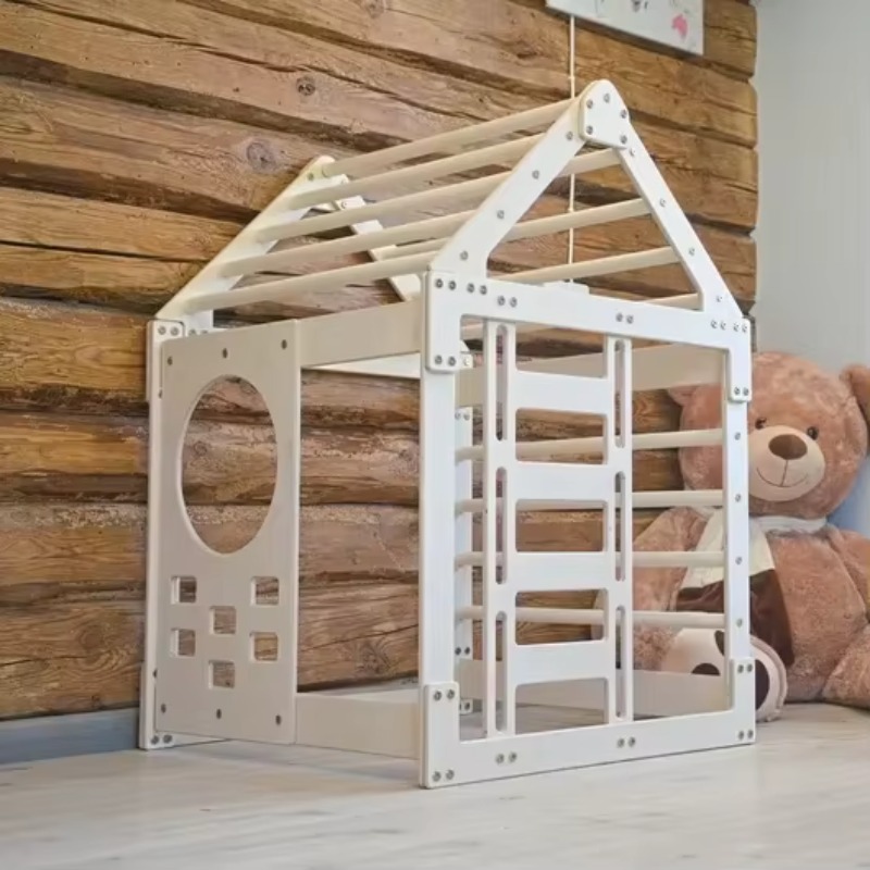 Home Gym For Toddlers - Casetta Gioco per Bambini con Scivolo,