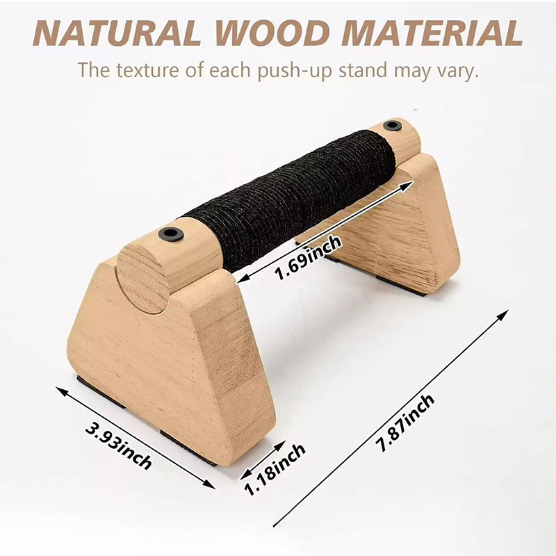 Push Up Stand Bar - Supporto in legno per flessioni, barra