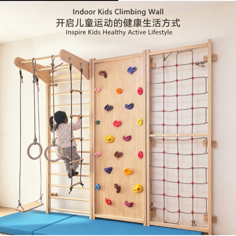 Home Gym For Toddlers - Pannello da Arrampicata per Bambini da
