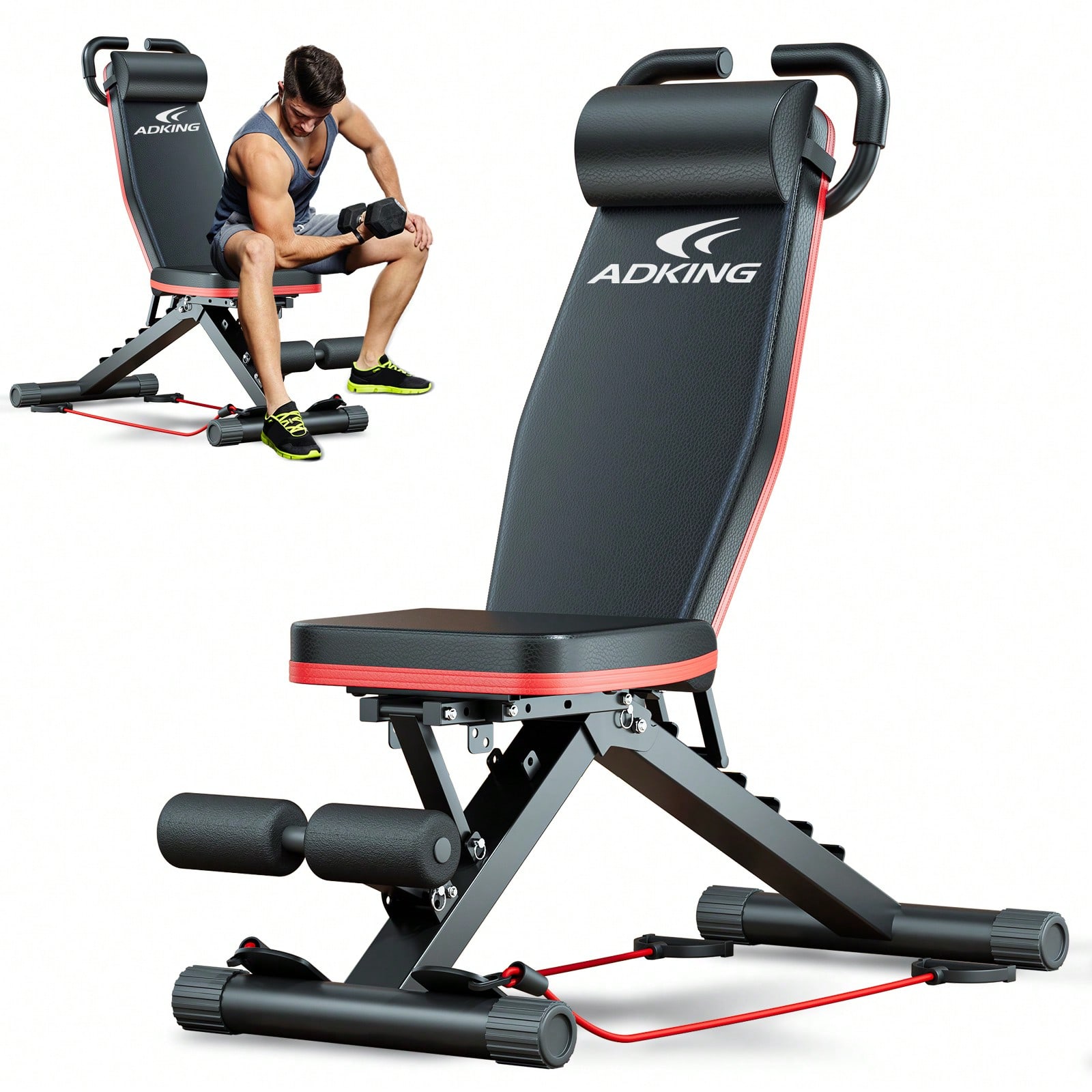 Home Gym With Leg Press - Panca Pesi Standard, Set Panca Press