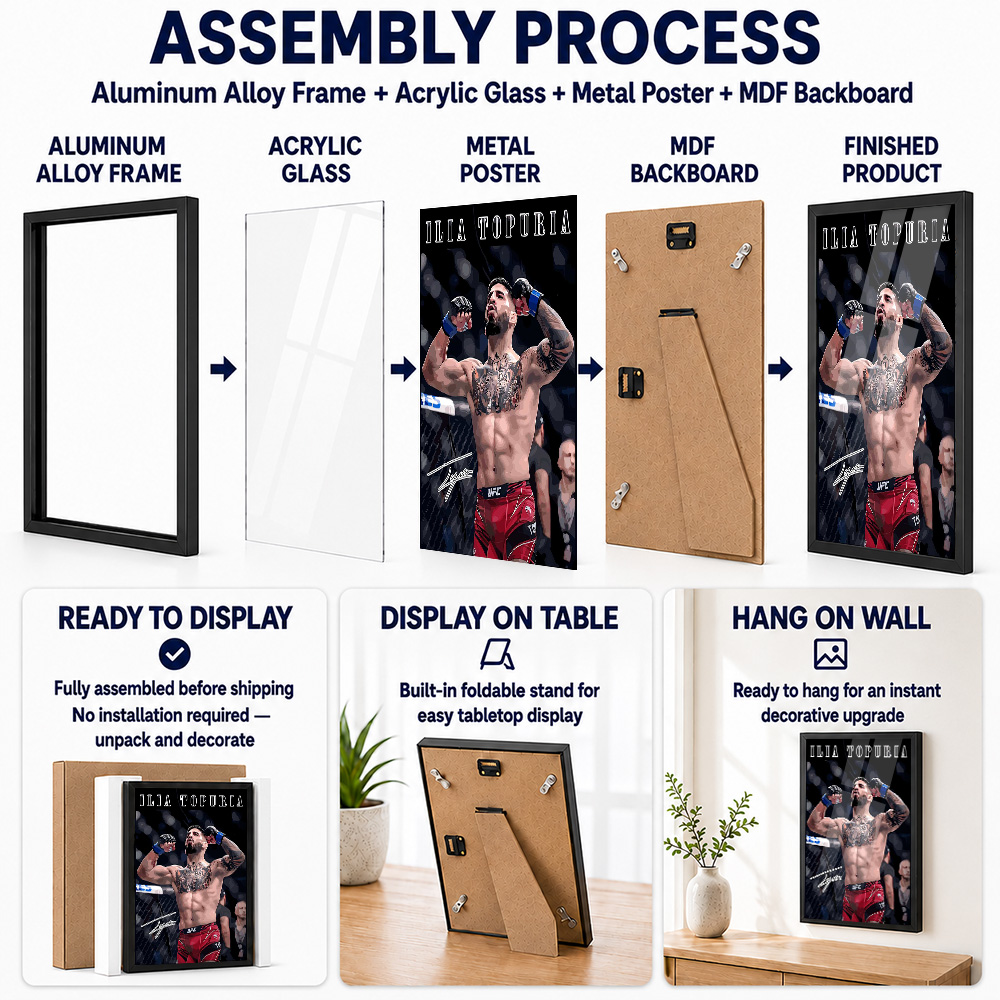Poster in Metallo Incorniciato - Home Gym Room recensione e prezzo