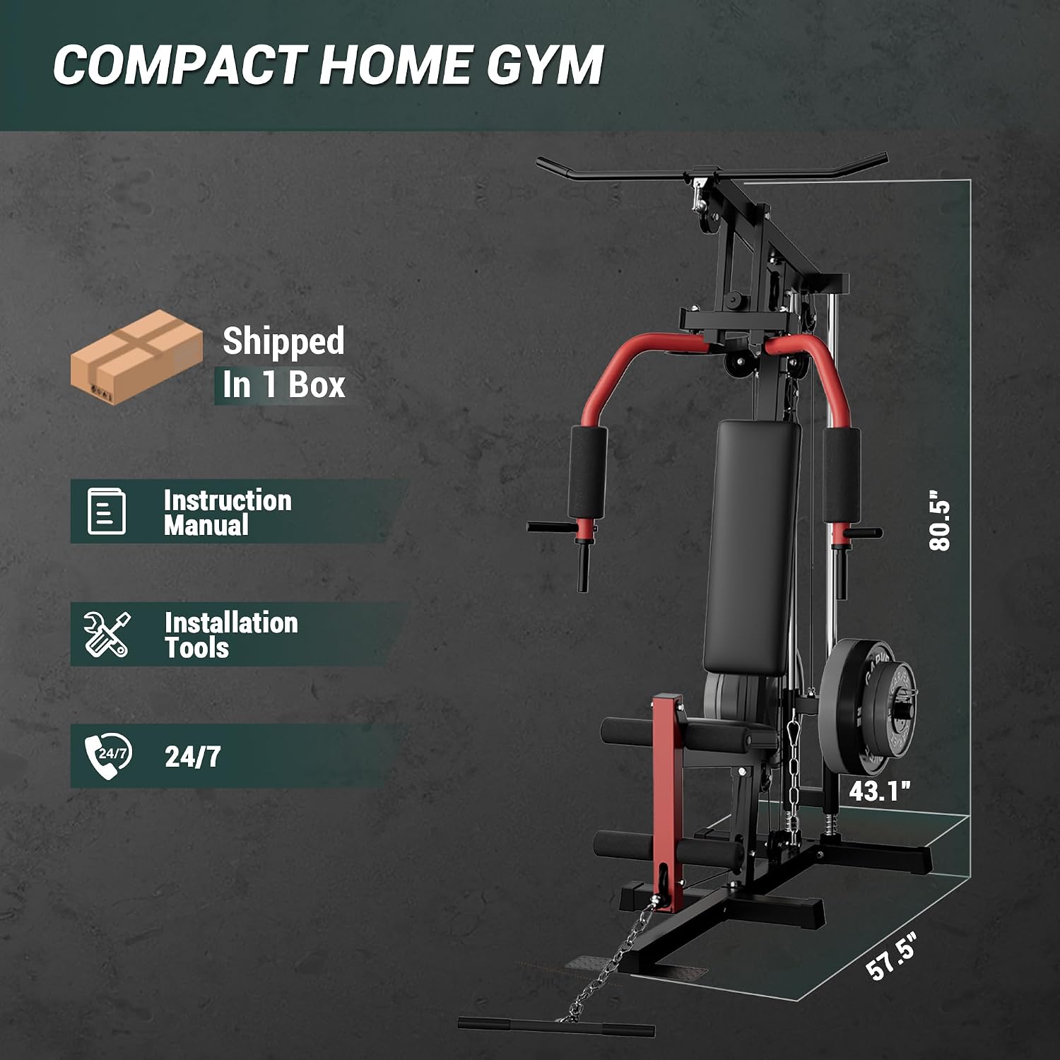 Attrezzo da palestra per tutto - Home Gym With Leg Press recensione e prezzo