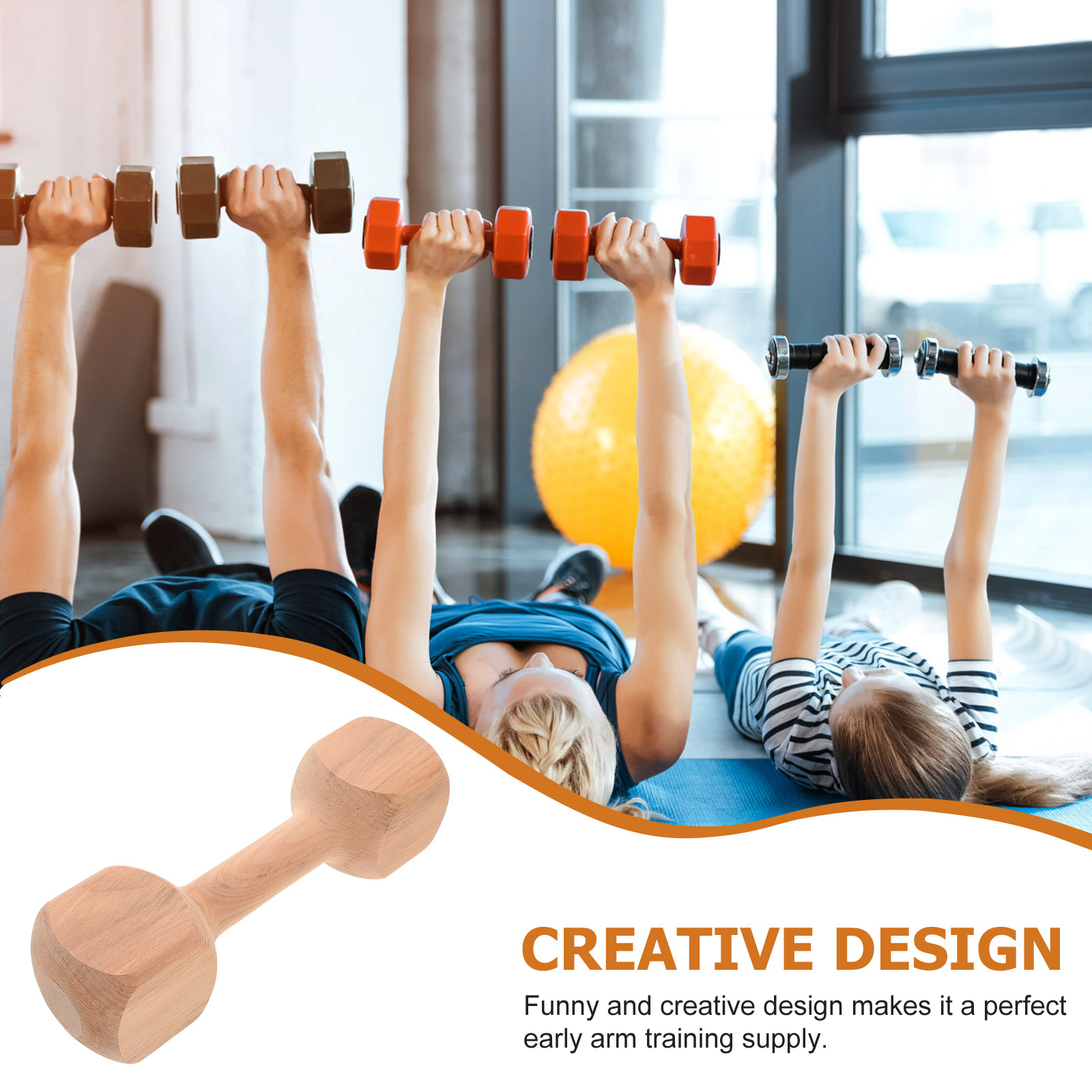 Manubri per Bambini in Legno M - Home Gym For Toddlers recensione e prezzo