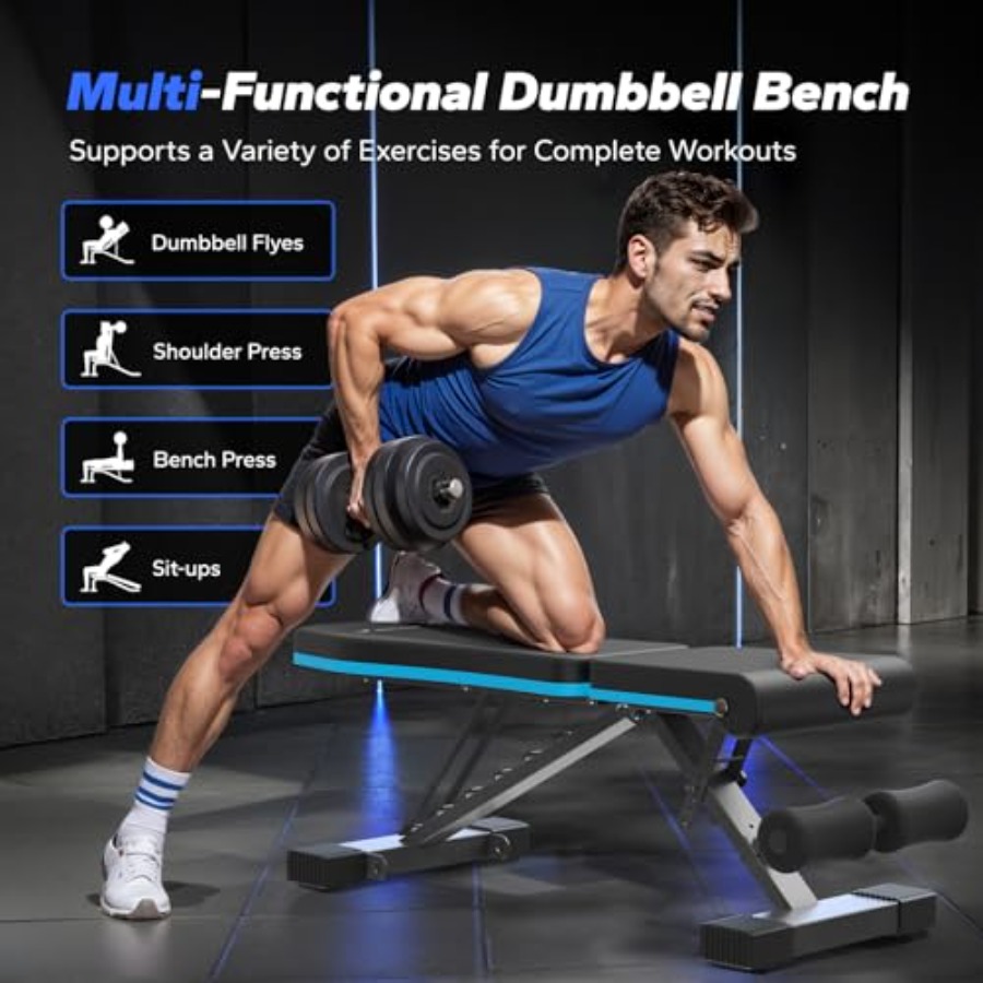 Panca Pesi Pieghevole per Pale - Home Gym With Leg Press recensione e prezzo