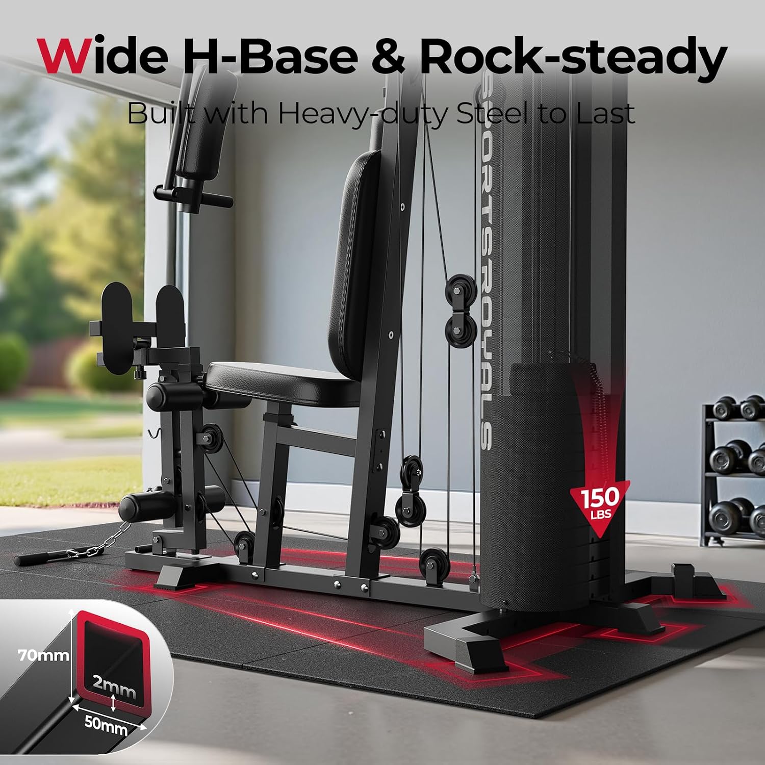 Palestra Domestica, Stazione d - Home Gym With Leg Press recensione e prezzo