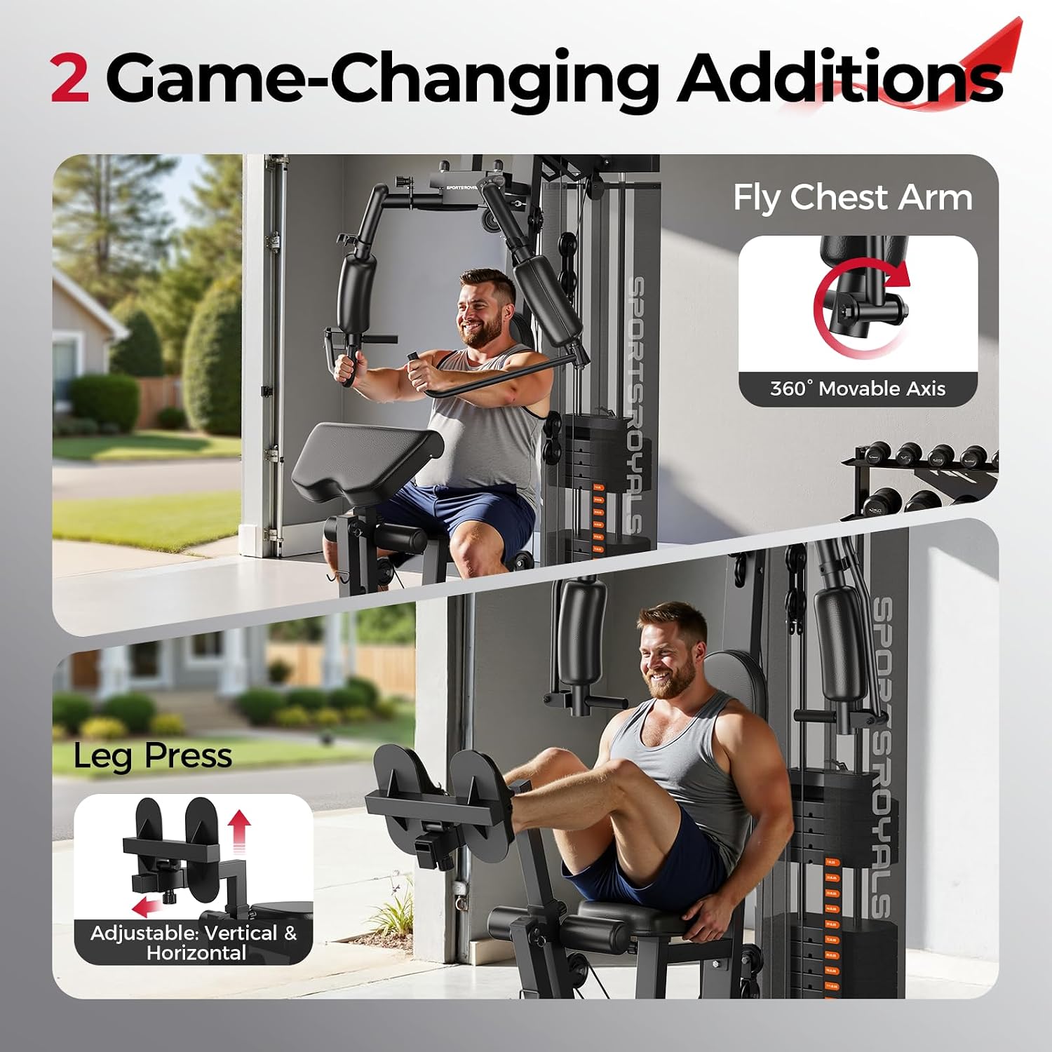 Palestra Domestica, Stazione d - Home Gym With Leg Press recensione e prezzo